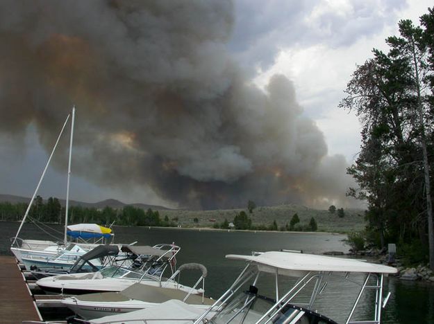 Scary Sight. Photo by Jesse Lake, Lakeside Lodge.