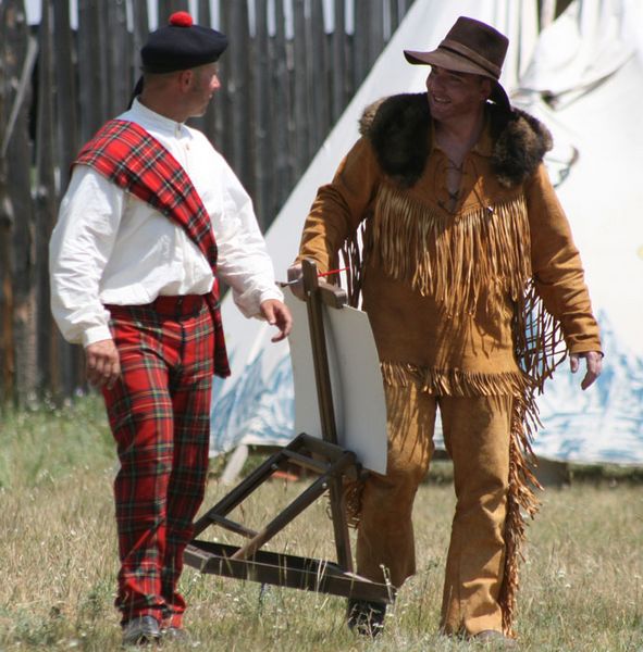 Alfred Jacob Miller. Photo by Dawn Ballou, Pinedale Online.