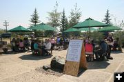 Lunch at the museum. Photo by Dawn Ballou, Pinedale Online.