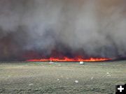 Fire crosses over to Fremont. Photo by Jesse Lake, Lakeside Lodge.