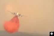 Retardant planes quickly brought in. Photo by Dave Bell.