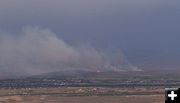 Pinedale fire. Photo by Randy Tollison.