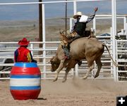 Rodeo Clown. Photo by Dawn Ballou, Pinedale Online.