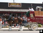 Wheel In Delivery. Photo by Dawn Ballou, Pinedale Online.