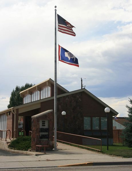 LaBarge Library. Photo by Dawn Ballou, Pinedale Online.