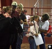 Megan and Emily Sims. Photo by Clint Gilchrist, Pinedale Online.