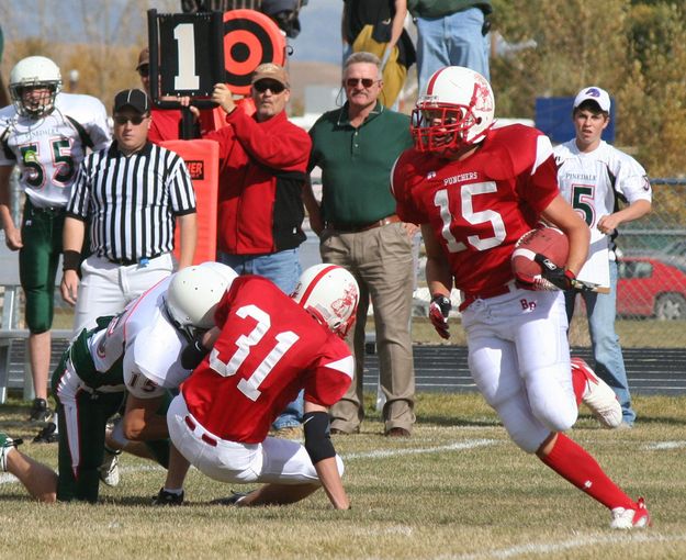 Nick Mackie (P15). Photo by Clint Gilchrist, Pinedale Online.