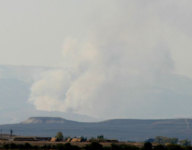 South Piney Ck Fire. Photo by Dawn Ballou, Pinedale Online.