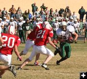 Halftime. Photo by Clint Gilchrist, Pinedale Online.