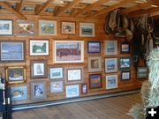 Artwork in the Barn. Photo by Lynn Thomas.