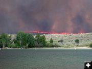 Approaching Sandy Beach. Photo by Jesse Lake, Lakeside Lodge.