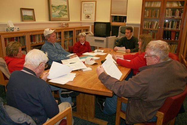 Big Piney Caucus. Photo by Dawn Ballou, Pinedale Online.