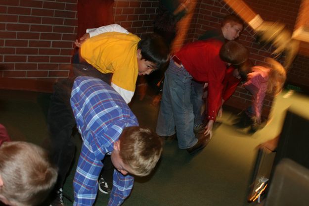 Dancin' in the Aisle. Photo by Pam McCulloch, Pinedale Online.