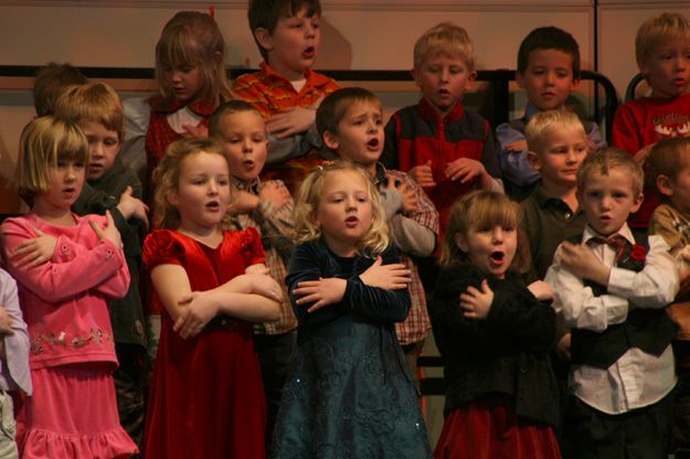 I'm a Little Snowflake Song. Photo by Pam McCulloch, Pinedale Online.