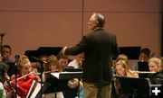 Band Director, Craig Sheppard. Photo by Pam McCulloch, Pinedale Online.