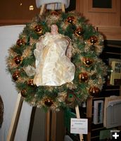 Betty Kerback Wreath. Photo by Dawn Ballou, Pinedale Online.