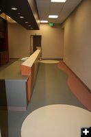 Entry area for patients. Photo by Dawn Ballou, Pinedale Online.