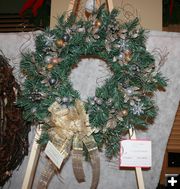 High Country Counseling Wreath. Photo by Dawn Ballou, Pinedale Online.