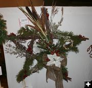 Sage & Snow Wreath. Photo by Dawn Ballou, Pinedale Online.