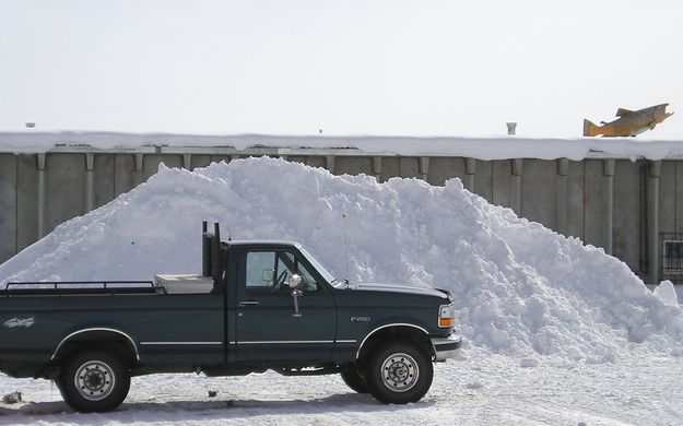 Big Snow, Big Fish. Photo by Dawn Ballou-Svalberg, Pinedale Online.