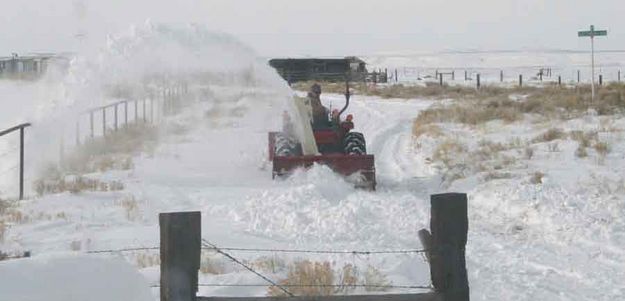 Big Piney ranch road. Photo by Pinedale Online.