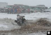 Snowy Race. Photo by Clint Gilchrist, Pinedale Online.