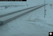 US 191 near Pinedale. Photo by WYDOT webcam.