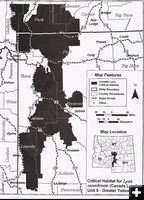 Habitat map. Photo by FWS.