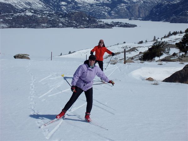 Above Fremont Lake. Photo by Bob Barrett, Pinedale Ski Education Foundation.