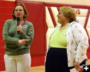 Ann Noble & Jonita Sommers. Photo by Clint Gilchrist, Pinedale Online.