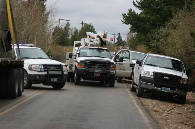 Emergency Vehicles. Photo by Dawn Ballou, Pinedale Online.