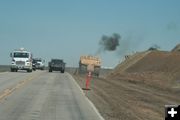 Vehicles and Equipment Exhaust. Photo by Dawn Ballou, Pinedale Online.