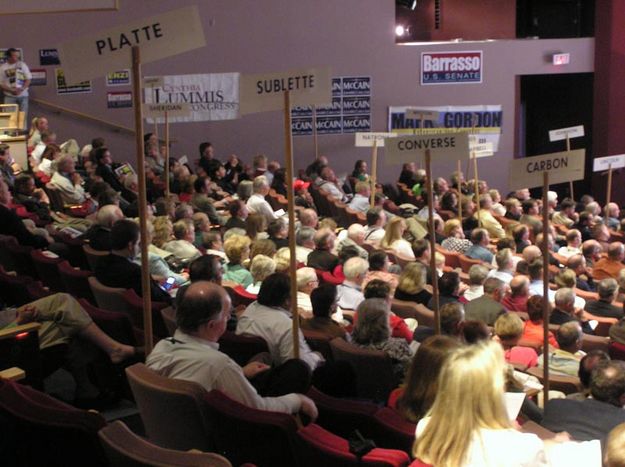 GOP Convention. Photo by Bob Rule, KPIN 101.1 FM.