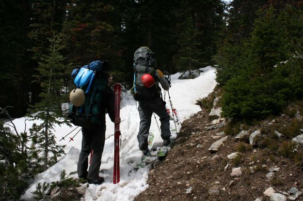 Hiking Up. Photo by Cris Weydeveld.