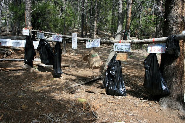 Recycle Bags. Photo by Dawn Ballou, Pinedale Online.