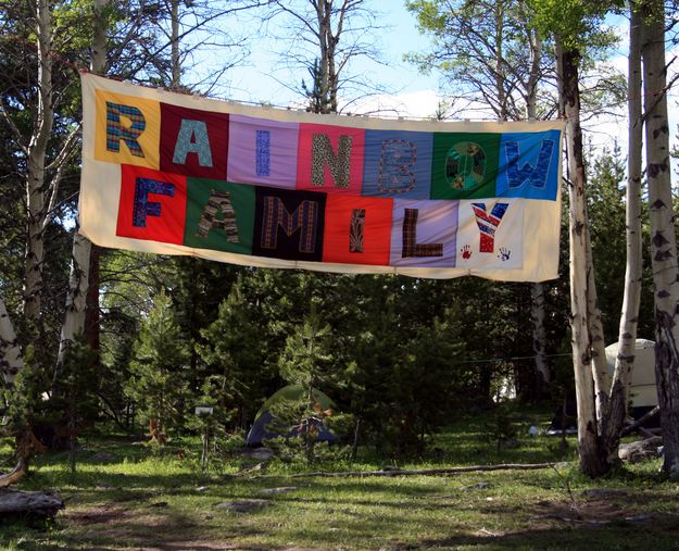 Rainbow Family. Photo by Dawn Ballou, Pinedale Online.