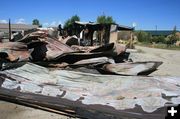 Burned walls. Photo by Dawn Ballou, Pinedale Online.