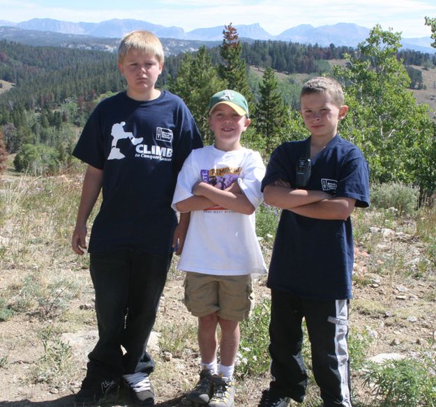 Made it to the Top. Photo by Pam McCulloch, Pinedale Online.