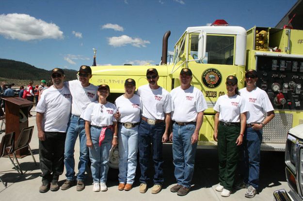 Firefighters. Photo by Dawn Ballou, Pinedale Online.