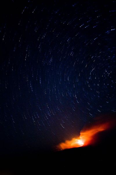 New Fork Fire and stars. Photo by Tara Bolgiano, Blushing Crow Photography.