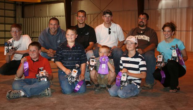 Robotics Challengers and Judges. Photo by Dawn Ballou, Pinedale Online.