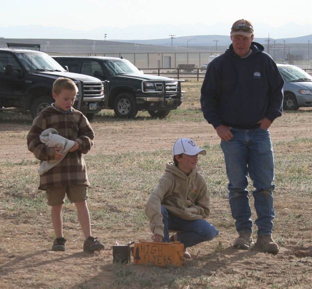 Guthrie's rocket. Photo by Dawn Ballou, Pinedale Online.