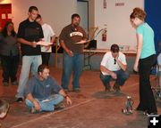 Showing the Judges. Photo by Dawn Ballou, Pinedale Online.