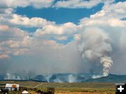 Fire spread 3:15 PM. Photo by Karen Rozzell.