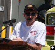 Fire Chief Festus Kraus. Photo by Dawn Ballou, Pinedale Online.