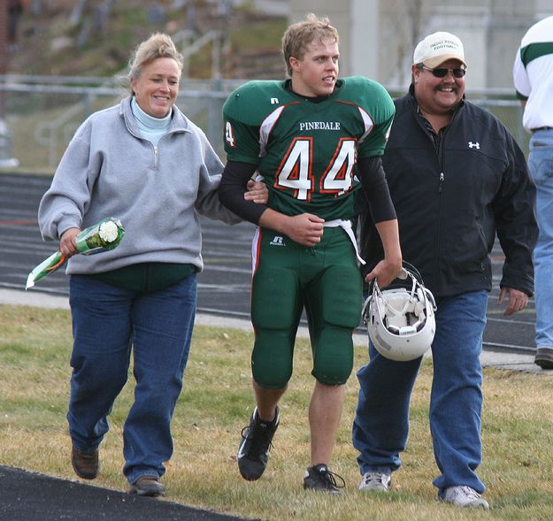 Senior Neal Nelson. Photo by Clint Gilchrist, Pinedale Online.