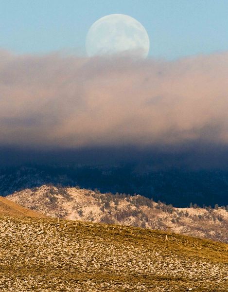 Moonrise. Photo by Dave Bell.