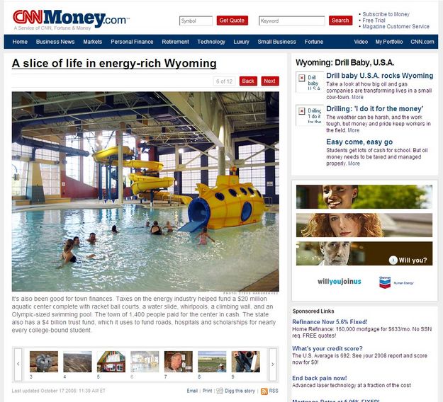 Pinedale Aquatic Center. Photo by http://money.cnn.com.