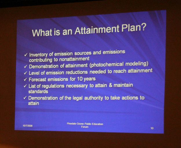 Attainment Plan. Photo by Dawn Ballou, Pinedale Online.