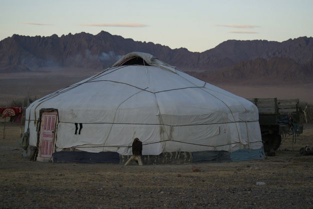 Outside ger. Photo by Cat Urbigkit.